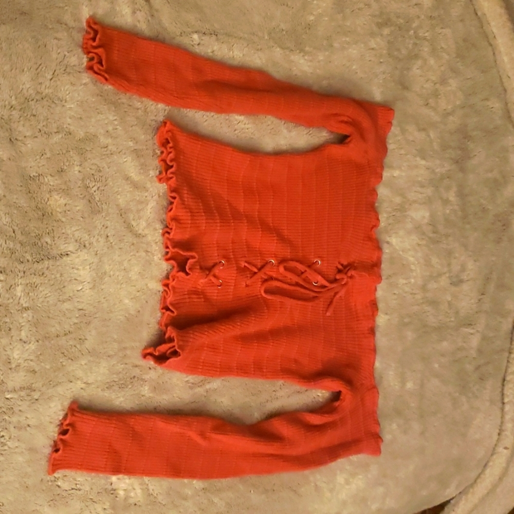 Orange shirt